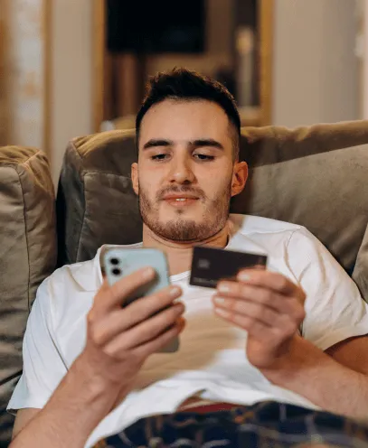 Zenith Card in use on mobile device